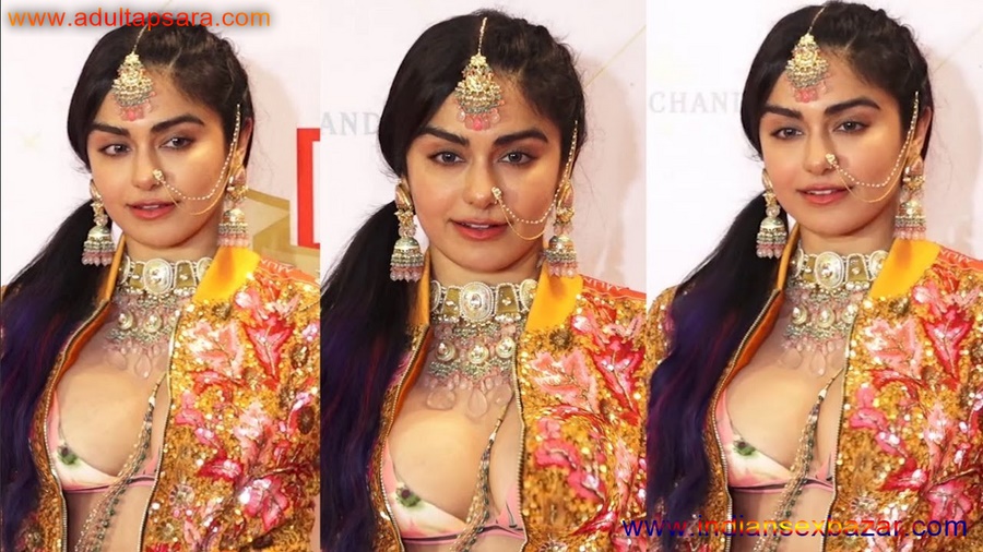 Adah Sharma Showing Her Big Boobs in Live Press Conference XXX Porn Boobs Pic Adah Sharma Showing Her Big Boobs In Live Press Conference (1)