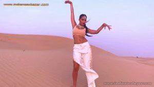 गन्दा नाच करते हुए माल लड़की रेगिस्तान में गांड हिला कर बेली डांस करते हुए Belly Dance Videos (5)