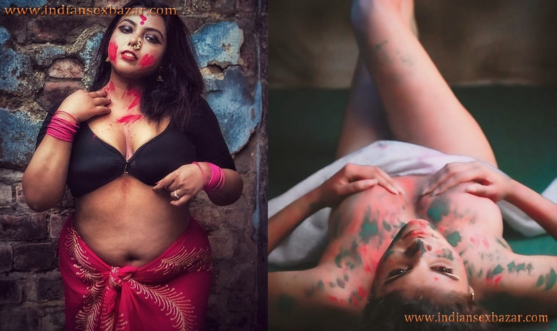 होली के दिन सेक्सी माँ को चाचा ने रगड़ा रंग लगाने के बहाने Hot Pictures Indian Women In Saree Blouse Sexy Photos