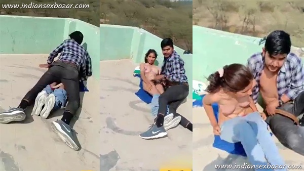 Indian Lovers Caught Fucking On The Roof XXX Desi Porn Indian-Naked-Lovers-Caught-Fucking-On-The-Roof-Desi-Outdoor-Sex-Video-XXX-Photo