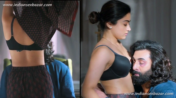 Indian Actress Rashmika Mandanna Undressing Salwar Kurti in Front Of Ranbir Kapoor Animal Movie Bold Scene