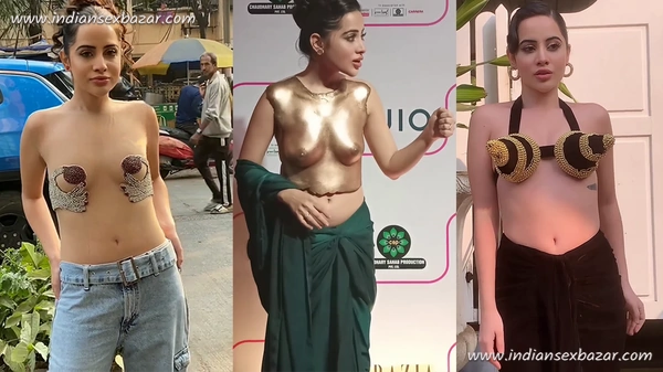 Internet Personality Television Actress Urfi Javed Flaunting Her Sexy Body in Obscene Clothes Compilation Video