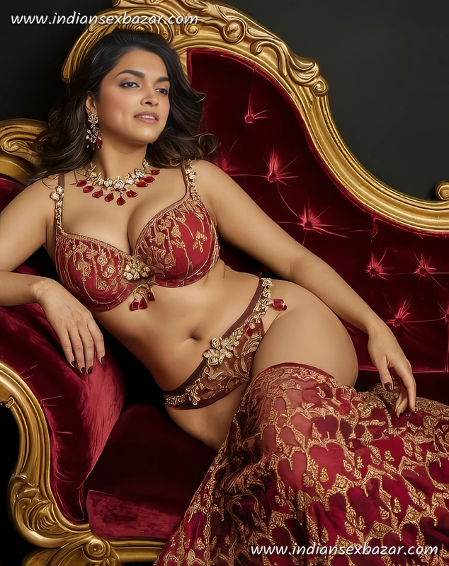 Indian Film Star Deepika Padukone in Honeymoon Bridal Lingerie Exclusive Photos Intimate Pic Gallery (4)